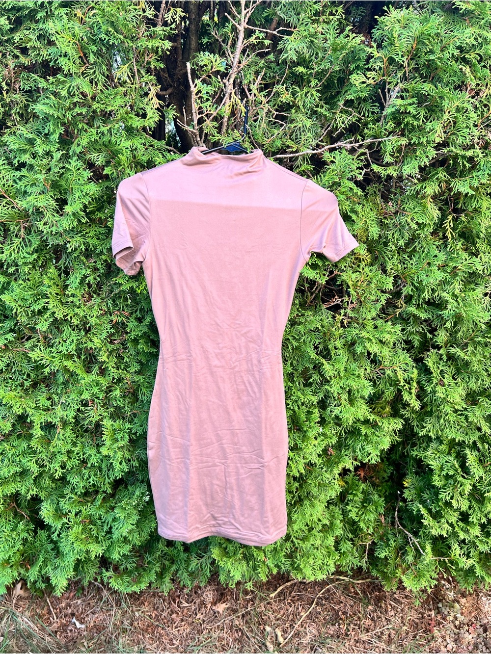 naked wardrobe Taupe Body-con Dress